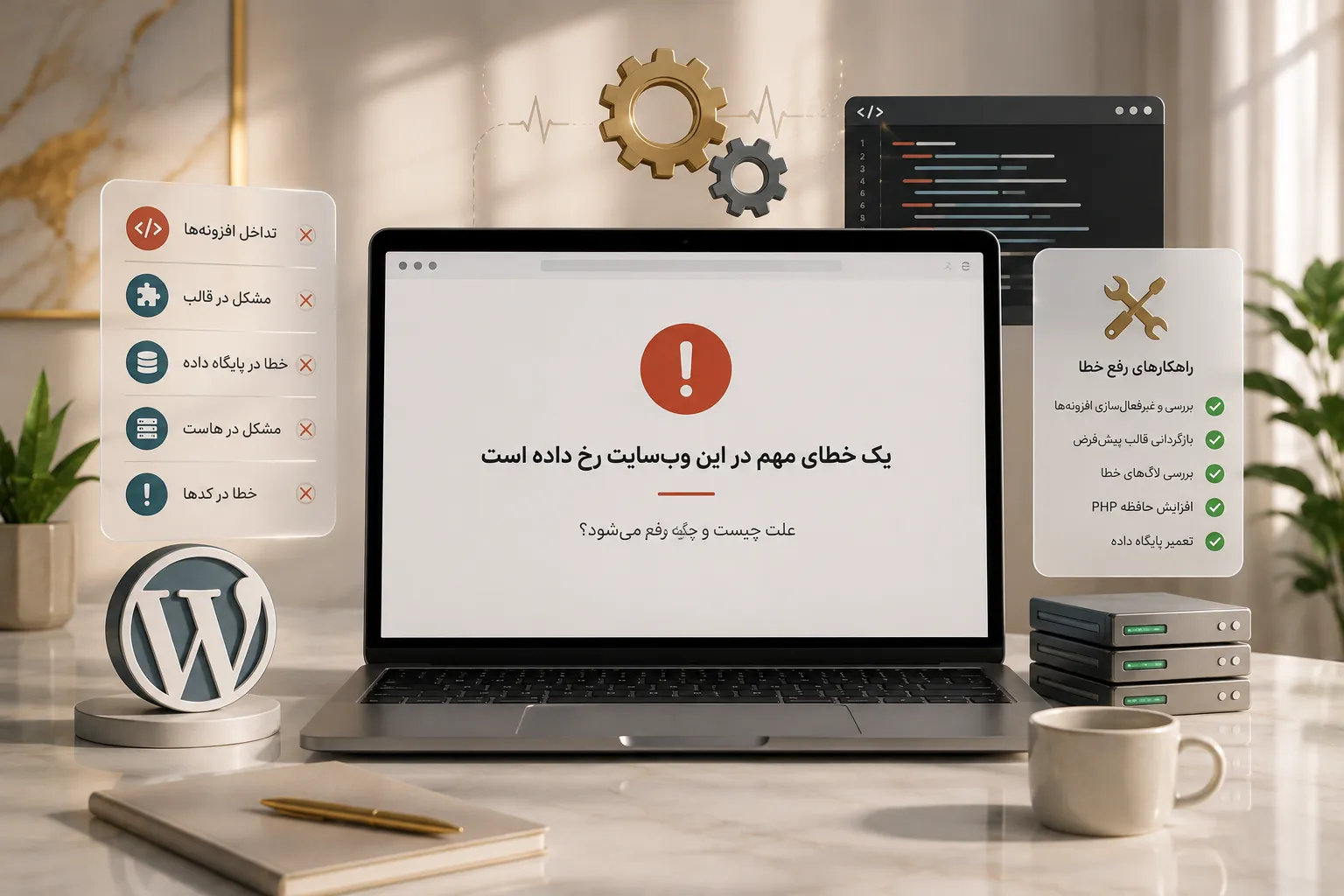 «یک خطای مهم در این وب‌سایت رخ داده است»؛ علت Critical Error وردپرس چیست و چگونه رفع می‌شود؟